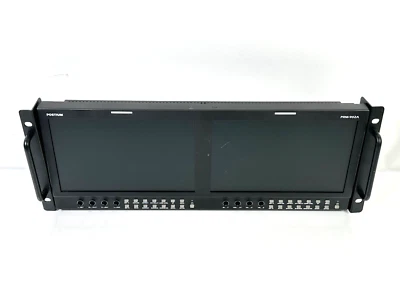 Postium PRM-902A Dual 9 " LCD Rack Monitor with Dual  HD- SDI, Waveform, Scope - Image 1 of 4