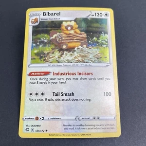 Bibarel 121/172 Holofoil Lightly Played Brilliant Stars Holo Rare Pokemon - Picture 1 of 2