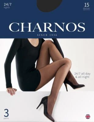 Charnos 15 Denier Tights 3 Pair Pack - Various Shades 15 Denier Tights CAJG 24/7