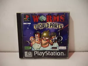 Worms World Party Sony Playstation PS1 PSone Pal FR - Imagen 1 de 3