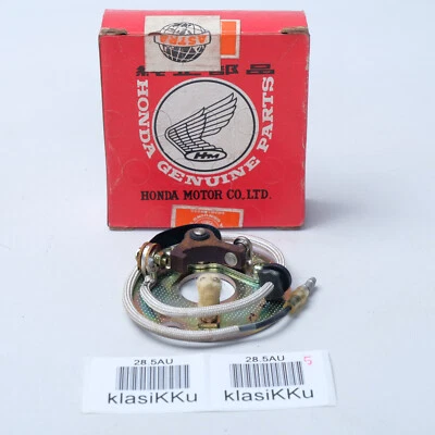 Conjunto de placas de punto de contacto genuino Honda TL125 S 1976 CT125 1977 XL100 XL125 Foto 1 de 4