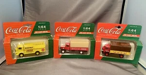 Coca-Cola Set Of (3) 1:64 Die-Cast Vintage Collectibles Trucks - Picture 1 of 5