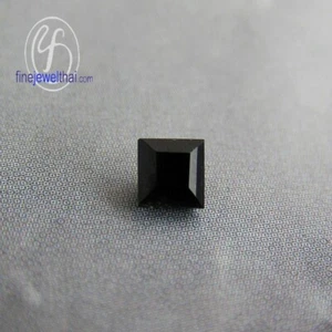 Onyx-Black spinel-Gemstone-Birth stone-Loose stone-Princess-G-On3x3-Pc - Picture 1 of 6