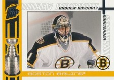 2003-04 Pacific Quest for the Cup #9 ANDREW RAYCROFT - Boston Bruins