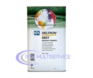 PPG D807 | Diluente universale acrilico standard vernicianti auto | 5 litri - Foto 1 di 1