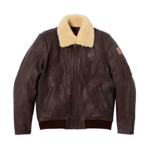 Indian Motorcycle Men's Flying Jacket, Brown | 2864826 - Picture 1 of 9