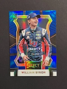 2017 Panini Select William Byron #34 Grandstand Blue Prizm /199 Rookie RC - Picture 1 of 2