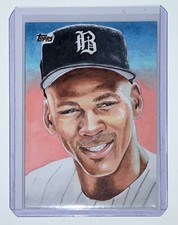2023 Topps Baseball Michael Jordan Barons Artist Original Sketch Card 1/1 B