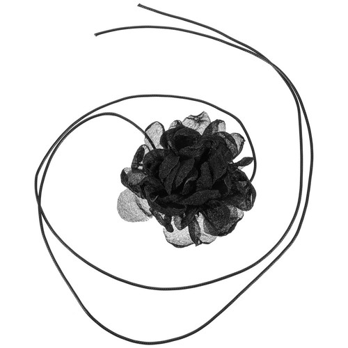 VETEMENTS Collana girocollo da pranzo con cinturino a fiori retrò