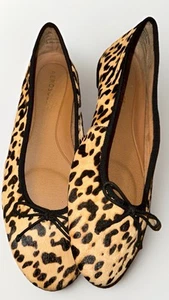 AEROSOLS womens shoes HOME RUN Ballet Flats Leopard calf hair upper Size 12 - Picture 1 of 5