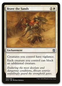 Brave the Sands #5 (LP) Khans of Tarkir KTK Magic MTG - Picture 1 of 2