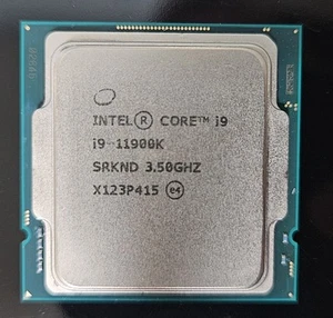 Intel Core i9-11900K SRKND 8 Cores up to 5.3 GHz CPU - No Box - Clamshell Only - Picture 1 of 4