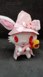 Jewelpet Rubin Plüschpuppe Stofftier Maskottchen Band ausgefranst kein Etikett gebraucht Japan - Bild 1 von 6