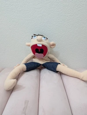 2024 Hot 60 см большой Jeffy мальчик вручную кукла детей мягкая кукла ток-шоу вечеринки Pro - Изображение 1 из 3