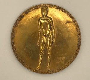 Medalla de bronce de la Exposición Internacional de Bruselas 1958 de Leplae, 71 mm - Imagen 1 de 6