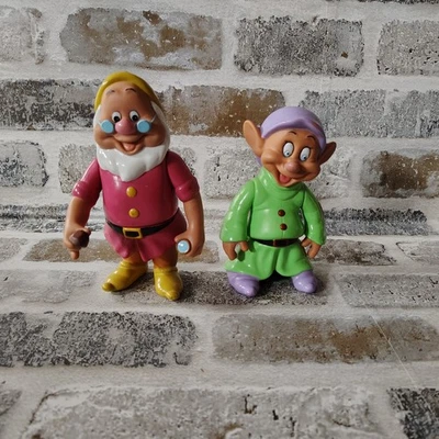 Mattel Snow White and the Seven Dwarfs 1992 6" figuras de acción Dopey y Doc  Foto 1 de 4
