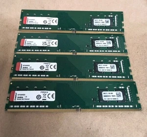 4 Kingston 8GB DDR4 (32GB Total) PC4-2933 UDIMM 288 Pin KCP429NS6/8 9905713-029 - Picture 1 of 4