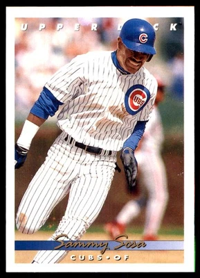 Sammy Sosa 1993 Upper Deck #127 Chicago Cubs MLB READ FREE SHIPPING AutographDen - Image 1 of 2