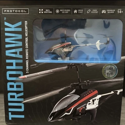 Turbohawk 3-Channel Remote Control Helicopter New - Image 1 of 4
