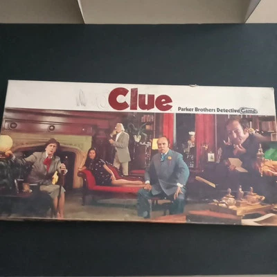 Juego de mesa vintage 1972 Parker Brothers CLUE Detective  Foto 1 de 4