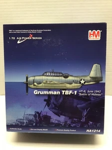 Hobby Master 1/72 HA1214 Grumman TBF-1 Avenger Battle of Midway - Imagen 1 de 14