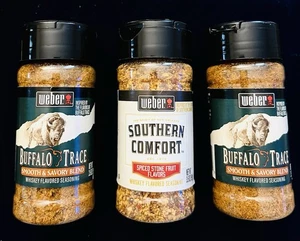 WEBER Buffalo Trace Bourbon und Southern Comfort Whiskey Gewürze mit Geschmack. - Bild 1 von 2
