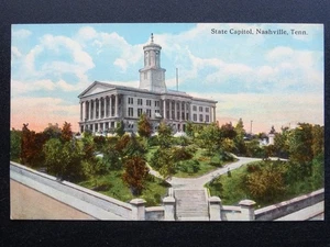 USA America Tennessee NASHVILLE STATE CAPITOL c1910 Postcard - Picture 1 of 2