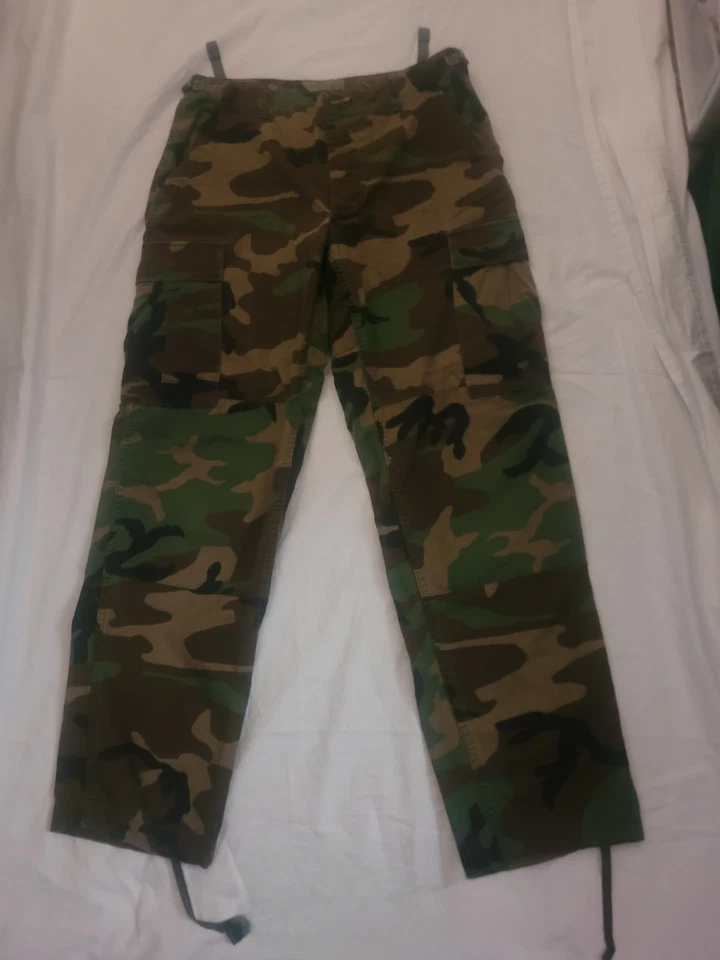 Women's Army Fatigue Cargo Pants - Image 1 of 4