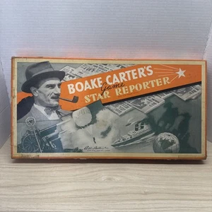 1937 Boake Carter Star Reporter Game - Parker Bros. - Metal Implements Complete - Picture 1 of 15