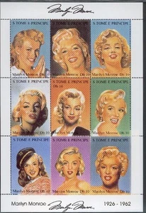 Marilyn Monroe - stamp sheet - S. Tome - Picture 1 of 1