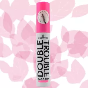 ESSENCE EXTRA BLACK MASCARA Double Trouble Approvato Oftalmologicamente Vegan UK - Foto 1 di 8