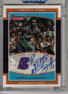 2002-03 Ronald Murray Bowman Signature Autograph Jersey Rookie Card 573/999 - Picture 1 of 2