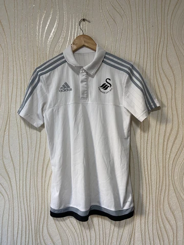 SWANSEA CITY POLO FOOTBALL SHIRT SOCCER JERSEY ADIDAS S22437 sz S Cover