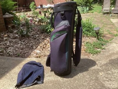 Sun Mountain Carrinho Bolsa de Golfe Back Nine Deluxe 4 Vias com Capa de Chuva - Imagem 1 de 4