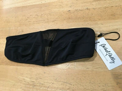 Top de bikini RACHEL PALLY Trinidad negro con malla - Talla S - NUEVO Foto 1 de 4
