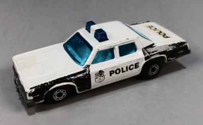 Vintage 1979 Matchbox Superfast No 10 Plymouth Gran Grand Fury Police car - Image 1 of 4