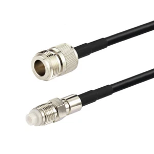FME Female to N Female RG58 Antenna Adapter Cable 50cm for Cell Phone  - Picture 1 of 3