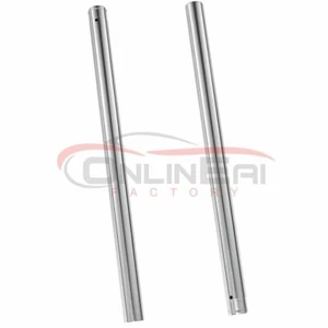 Tubos de horquilla de amortiguador delantero tubos interiores para KAWASAKI ZZR250 1990-2007 cromo duro x 2 - Imagen 1 de 5