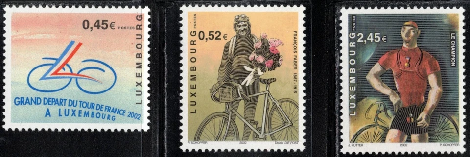 2002 Luxembourg Cycling Tour de France MNH - Image 1 of 1