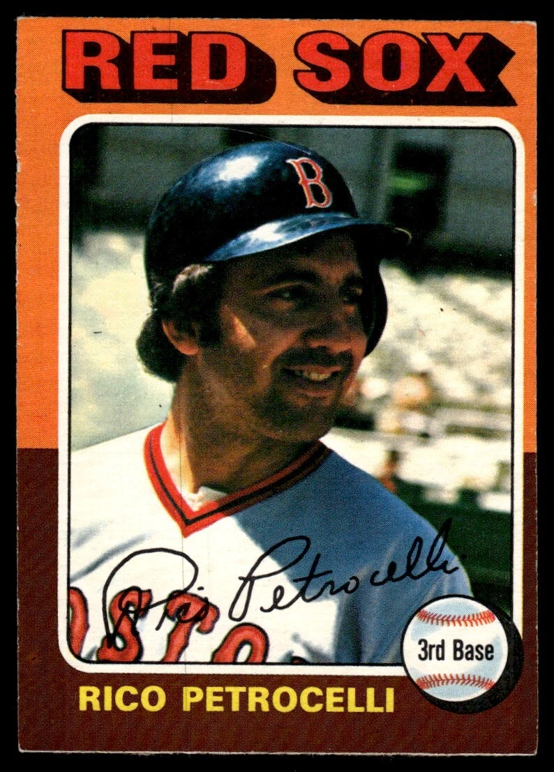 1975 O-Pee-Chee Rico Petrocelli Boston Red Sox #356 R126
