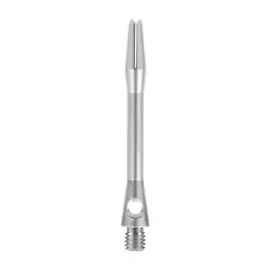 Silver medium Aluminium 41mm Dart stems/shafts 5 sets - Picture 1 of 2