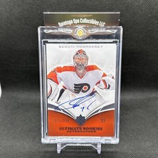 2010-11 UD Ultimate Rookies Sergei Bobrovsky RC Rookie ON CARD AUTO /299 Flyers
