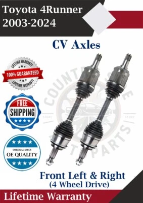 Nuevos ejes CV delanteros OE para Toyota 4Runner 2003-2024 4x4 garantía de por vida Foto 1 de 4