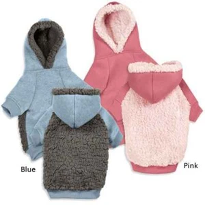Casual Canine Cozy Warm Fleece Hoodies for Dogs - Dog Sweater / Coat / Jacket  - Picture 1 of 5
