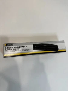 Punzón de papel ajustable de 3 orificios - Imagen 1 de 3