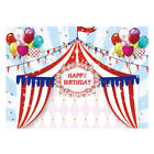  Circus Birthday Decorations Photo Booth Background Backdrop Clown