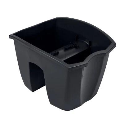 Geländertopf Blumenkasten 25cm Hängetopf Blumentopf Balkontopf DCRO Anthrazit - Bild 1 von 4