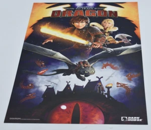 How to Train Your Dragon ( 11" x 17" ) Movie Collector's Poster DARK HORSE - Picture 1 of 7