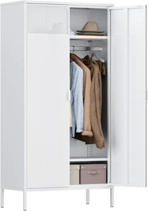 Cofar 71''H Metal Armoire Wardrobe Closet Cabinet,Suitable for Home,Office,Gym - Picture 1 of 18