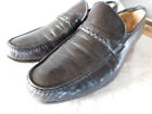 old vntg Burno Magli Italian Italy leather men&#39;s dress shoes rare estate 9 1/2 M